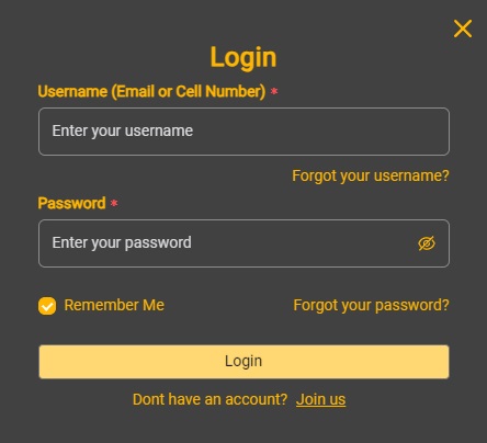 goldrush login app