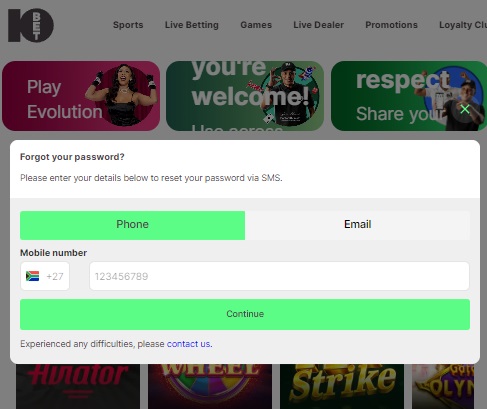 10bet South Africa Login Guide - Betting Babes